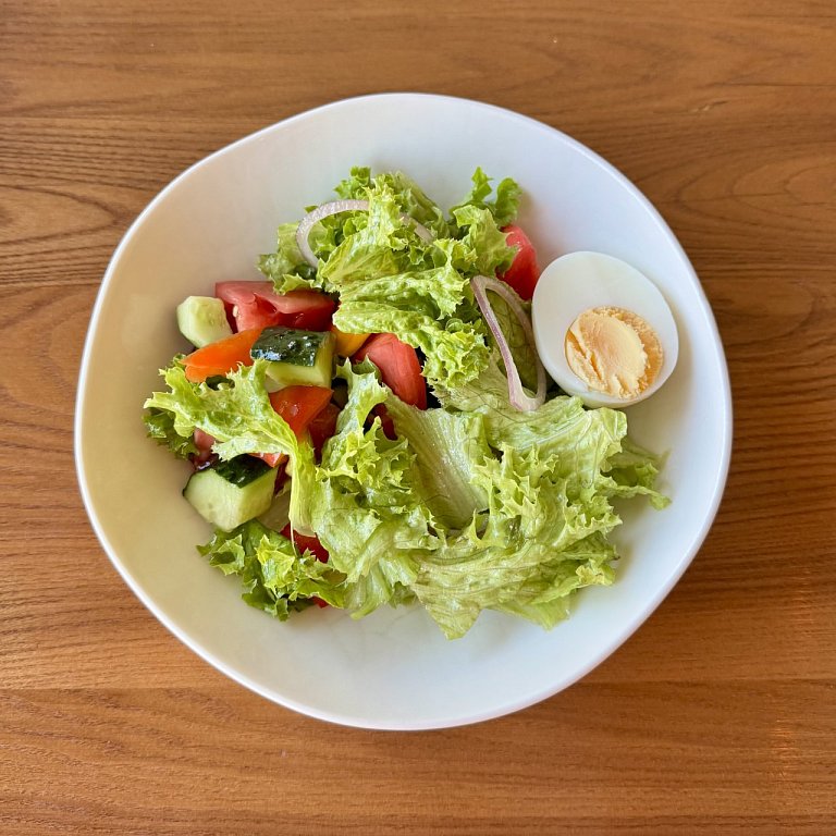 Б Овощной с майонезом и фермерским куриным яйцом